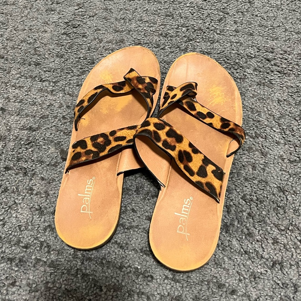 Cheetah sandals